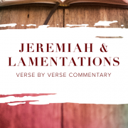 Jeremiah & Lamentations